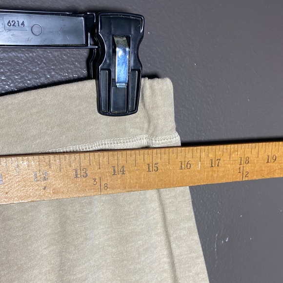 Fresh Produce 100% Cotton Beige V-Neck Top and Raw Edge Trimmed Skirt Set - Picture 6 of 9